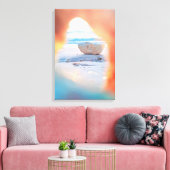 Impression de la toile de plage Vue du corail (Insitu(Salon))