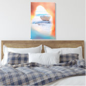 Impression de la toile de plage Vue du corail (Insitu(Chambre))