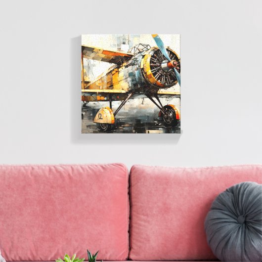 Impression de la toile de plan industriel Abstrait (Insitu(Salon))