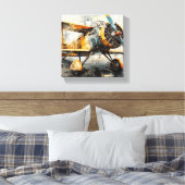 Impression de la toile de plan industriel Abstrait (Insitu(Chambre))