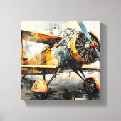 Impression de la toile de plan industriel Abstrait (Recto)