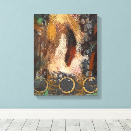 Impression de la toile de plumes (Insitu (Plancher de Bois))