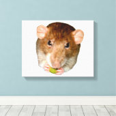 Impression de la toile de rat affamée (Insitu (Plancher de Bois))