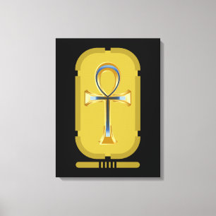 Impression de la toile de symbole Ankh