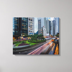 Impression de la toile de trafic de Hong Kong