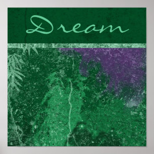 Impression de la toile "Dream" vert toxique Avatar