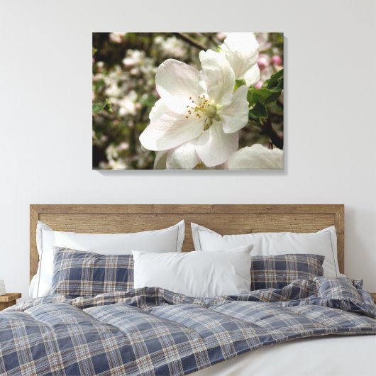 Impression de la toile en fleur Apple (Insitu(Chambre))