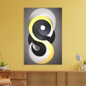 Impression de la toile Enso Abstraite (Insitu(Salon))