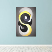 Impression de la toile Enso Abstraite (Insitu (Plancher de Bois))