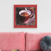 Impression de la toile étirée à temps Java chaud (Insitu(Salon))