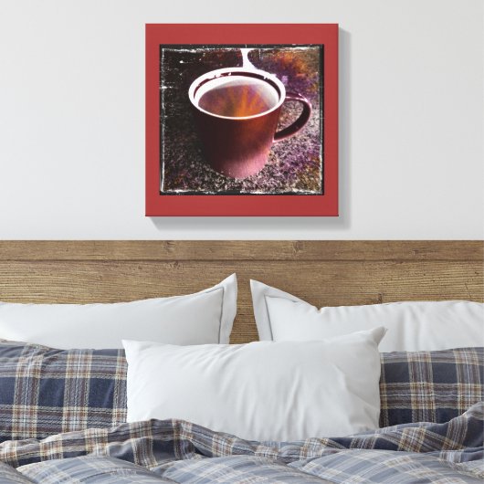 Impression de la toile étirée à temps Java chaud (Insitu(Chambre))