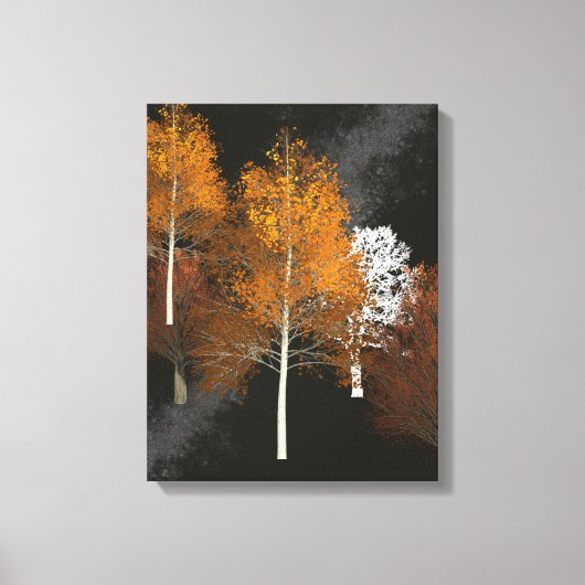 Impression de la toile étirée de fond d'automne (Recto)