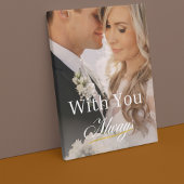 Impression de la toile étirée de la note d'amour p