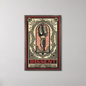 Impression de la toile étirée dissidente (Recto)