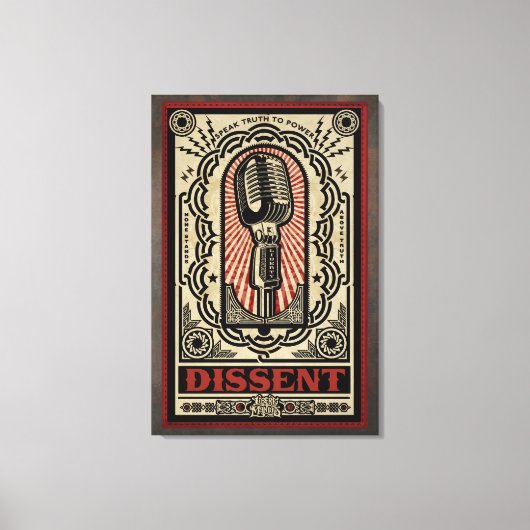 Impression de la toile étirée dissidente (Recto)