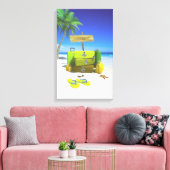 Impression de la toile étirée du jeu de bagages (Insitu(Salon))