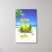 Impression de la toile étirée du jeu de bagages (Recto)