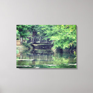 Impression de la toile étirée du pont