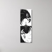 Impression de la toile étirée "Oeil d'aigle" (Recto)