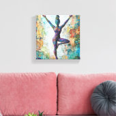 Impression de la toile étirée Pose d'arbre (Insitu(Salon))