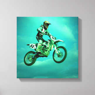 Impression de la toile Motocross