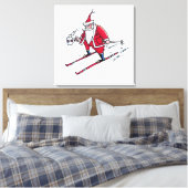 Impression de la toile père Noël Skiing (Insitu(Chambre))