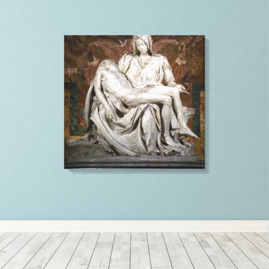 Impression de la toile Pieta (Insitu (Plancher de Bois))