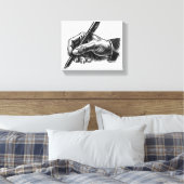 Impression de la toile "Signer main" (Insitu(Chambre))