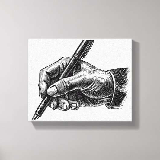 Impression de la toile "Signer main" (Recto)