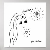 Impression de la toile 'Visualiser' (Devant)