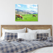 Impression de la toile vue pâturage des vaches (Insitu(Chambre))