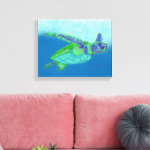 Impression de la tortue marine (Insitu(Salon))