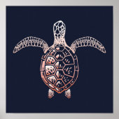 Impression de la tortue marine | Impression murale (Devant)