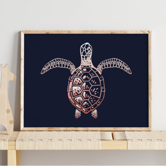 Impression de la tortue marine | Impression murale