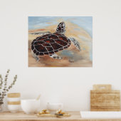 Impression de la tortue montée de la tête (Cuisine)