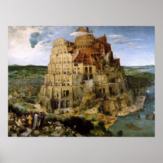 Impression de la Tour de Babel (Devant)