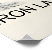 Impression de la Tour Eiffel de Paris - Style Vint (Coin)