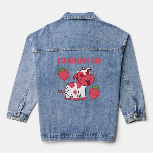 Impression de la vache à fraise mignonne (Verso)