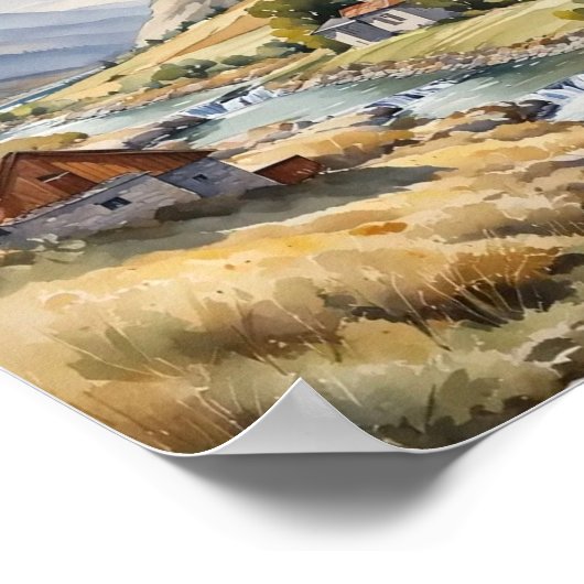 Impression de la vallée de la couleur de l'eau (Coin)