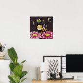 Impression de l'abeille à miel Buz-buz (Bureau à domicile)
