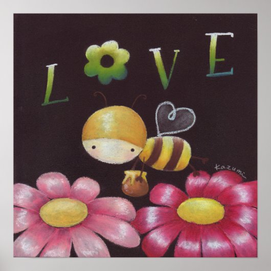 Impression de l'abeille à miel Buz-buz (Devant)