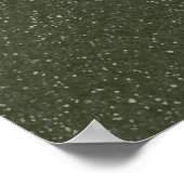 Impression de l'affiche Abstraite Moss Green (Coin)