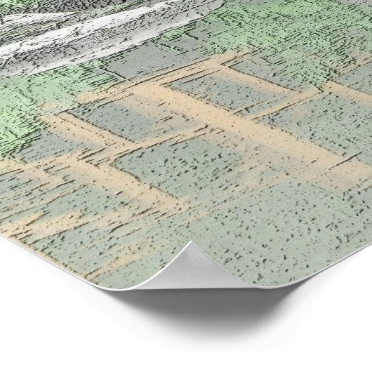 Impression de l'affiche Citation Dalai Lama (Coin)