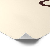 Impression de l'affiche Conserver le calme et mang (Coin)