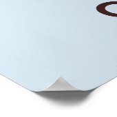 Impression de l'affiche Conserver le calme et mang (Coin)