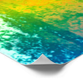 Impression de l'affiche couleur aquarelle Fox (Coin)