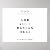 Impression de l'Affiche de bienvenue du tableau de (Devant)