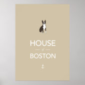 Impression de l'affiche de Boston Terrier (Devant)