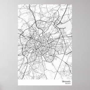 Impression de l'affiche de Bruxelles Belgique
