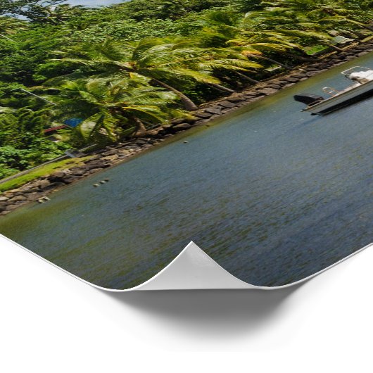 Impression de l'affiche de Cook's Bay, Moorea (Coin)